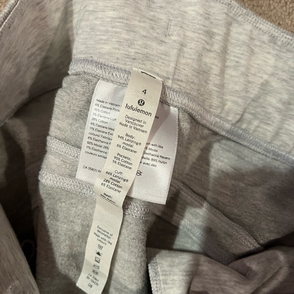 Gray lululemon joggers - Picture 2 of 2